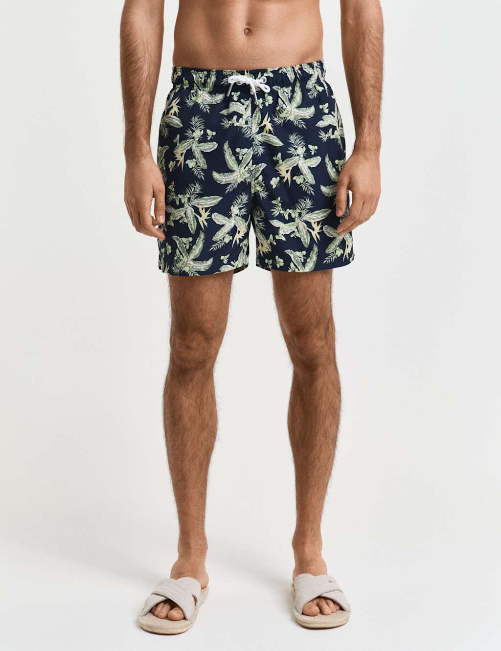 Tropical Print Swim Shorts