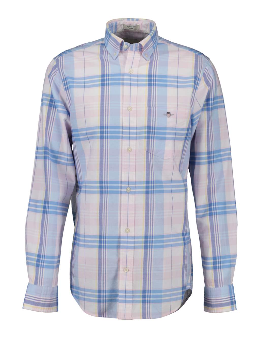 Regular Fit Pure Cotton Check Oxford Shirt