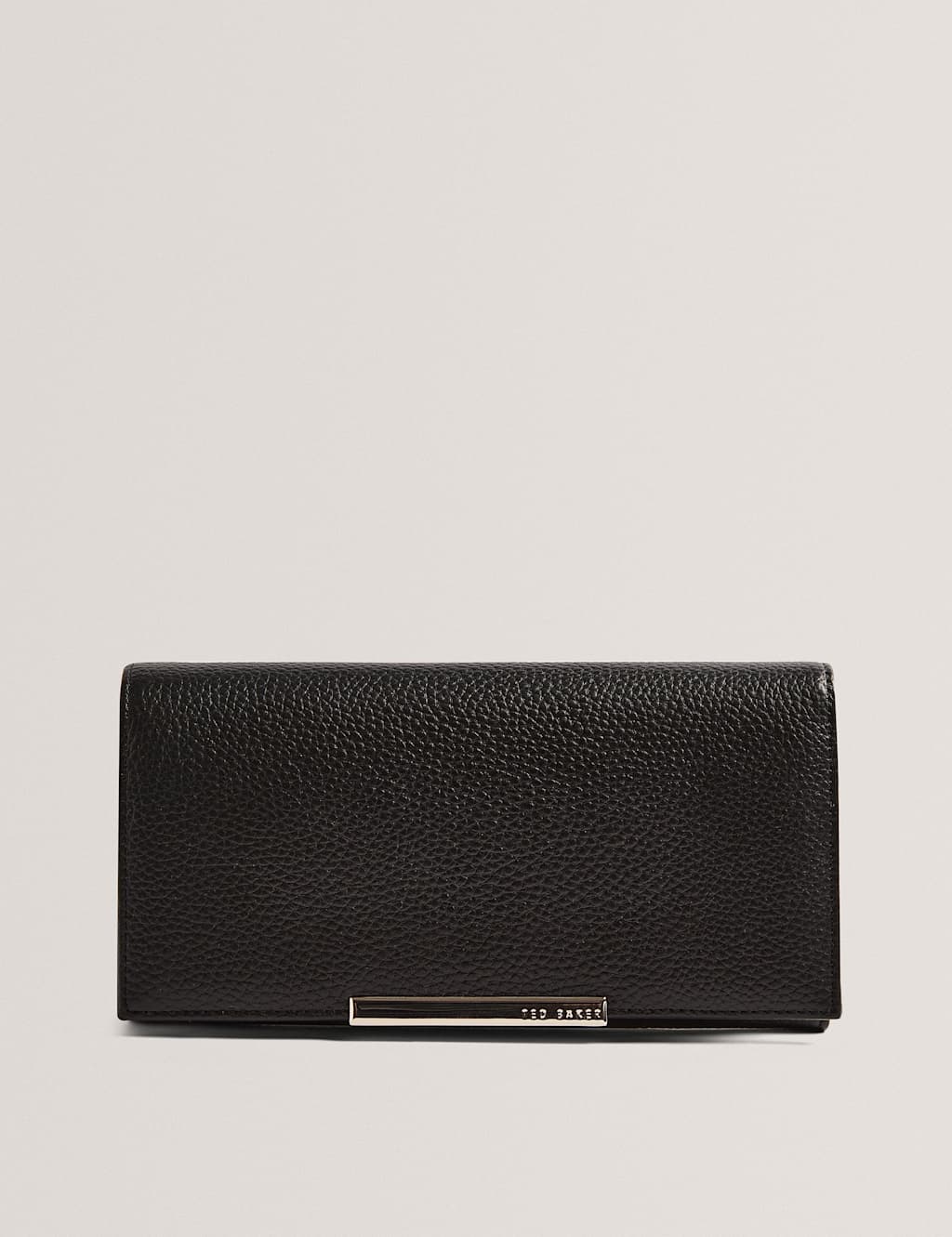 Ted Baker Rousi Leather Bar Detail Slim Purse Black
