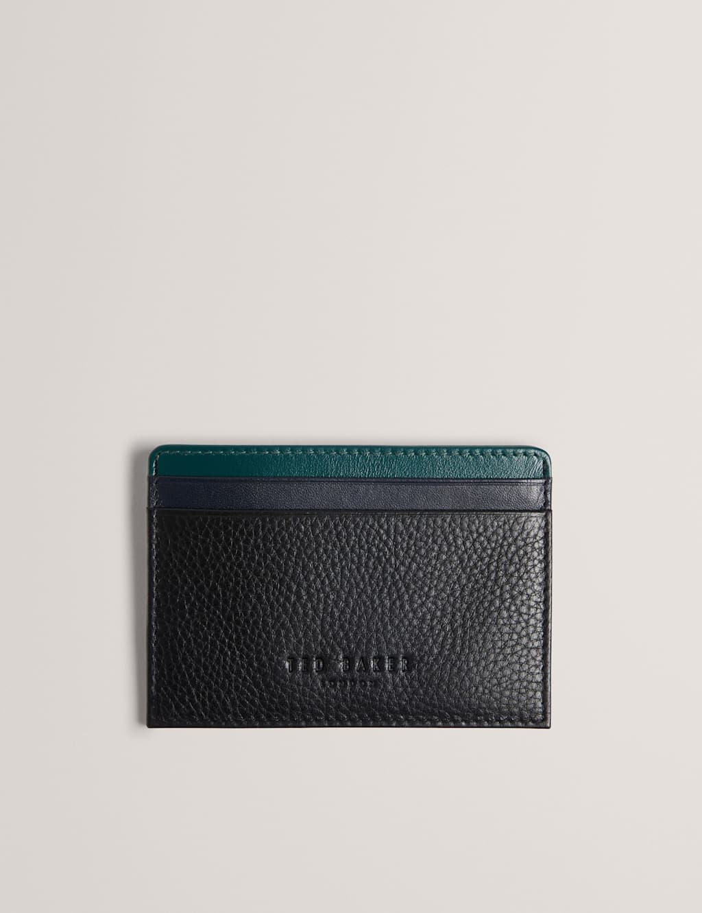Ted Baker Leather Pebble Grain Cardholder Black