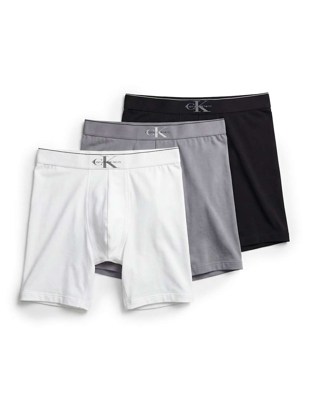 Calvin Klein Men's 3 Pack Archive Logo Cotton Rich Boxer Briefs - XL - Multi - Available at M&S