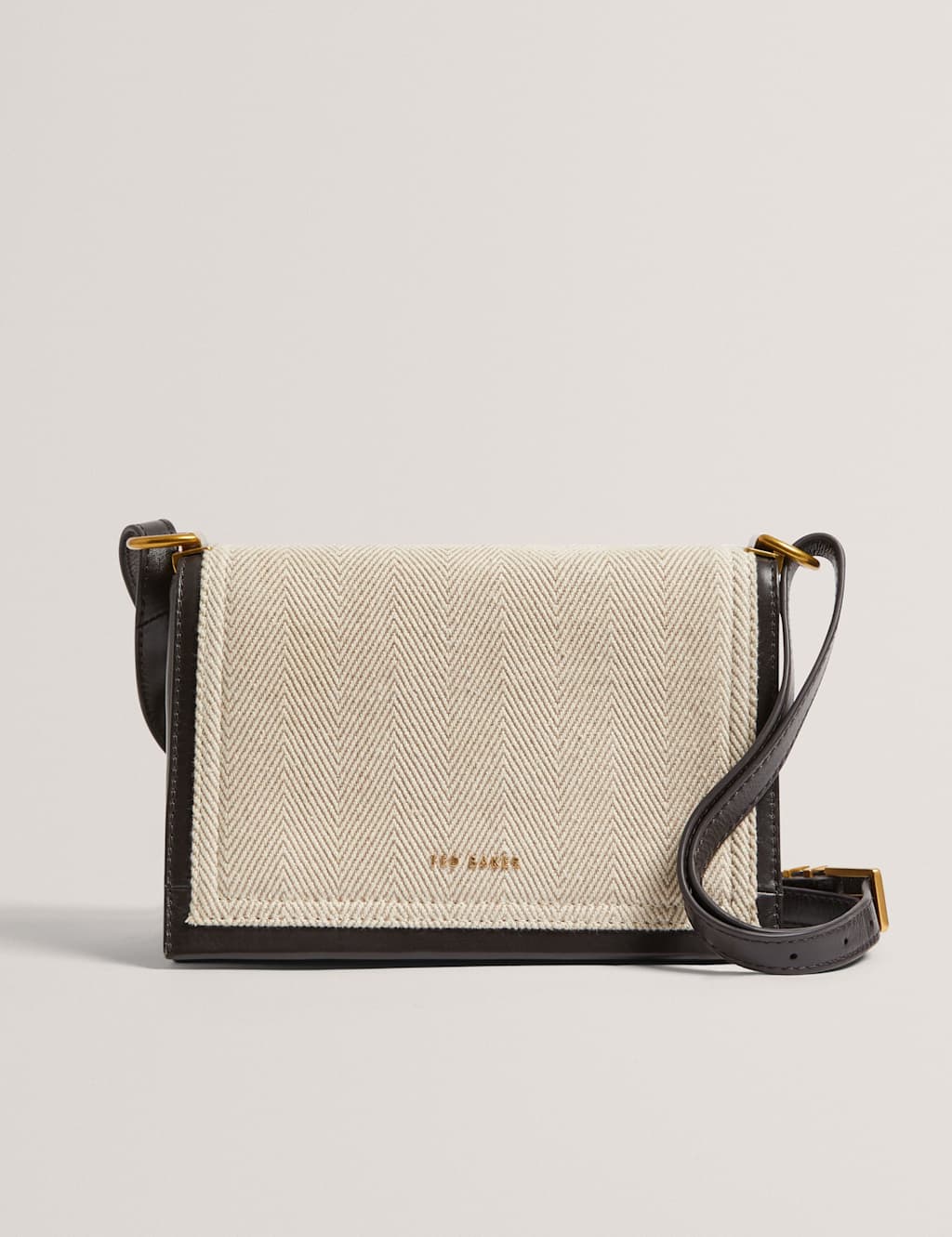 Ted Baker Leather Cross Body Bag Brown