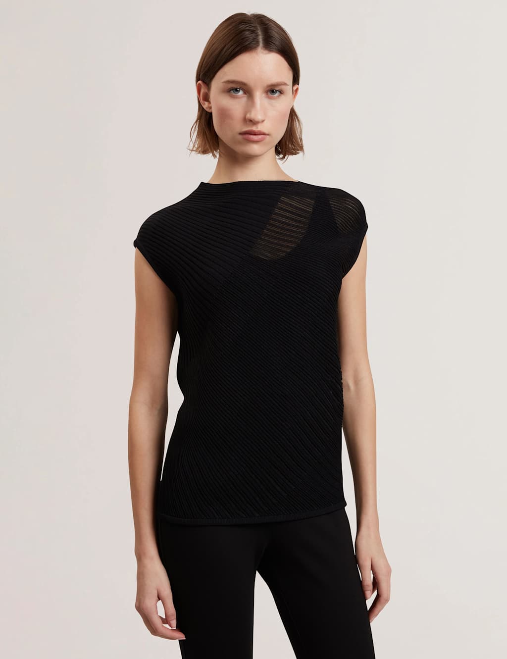 Textured Knitted Top
