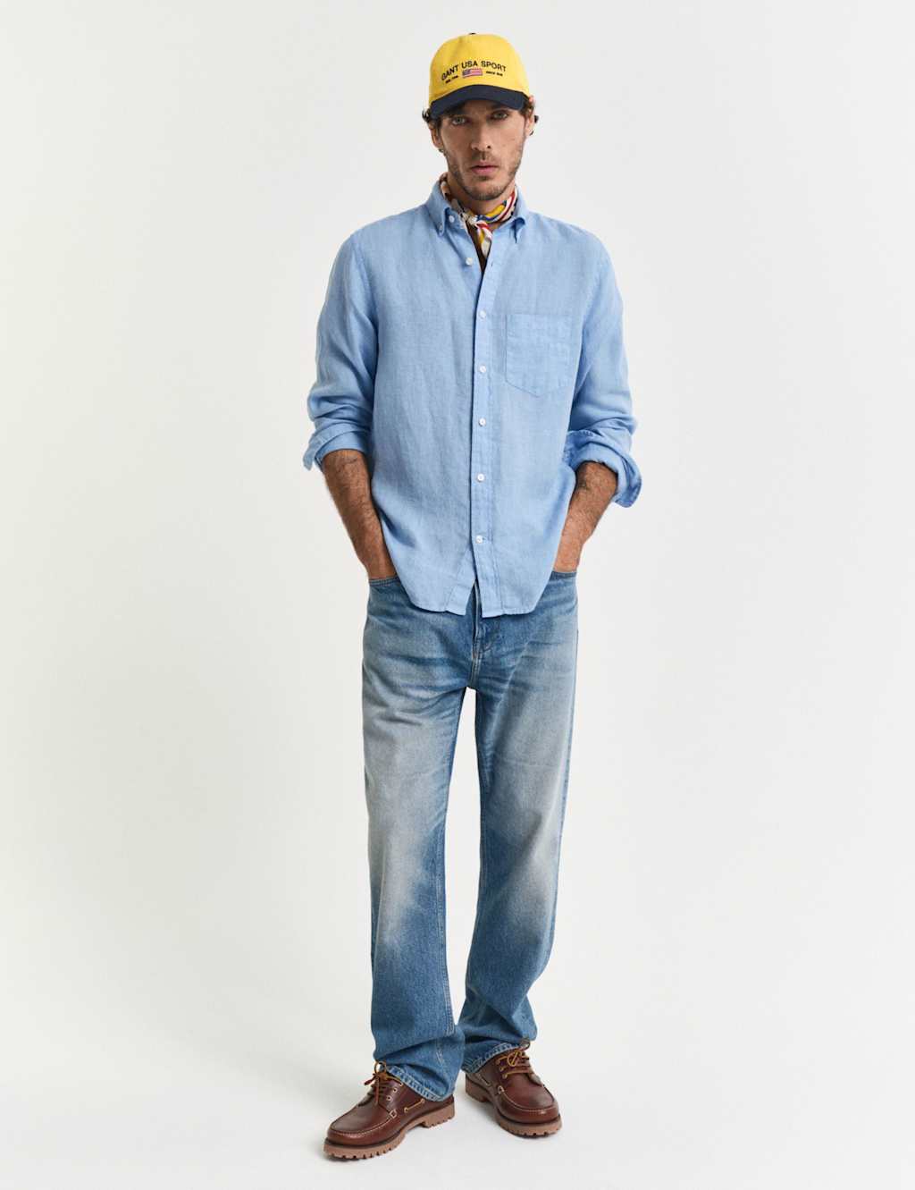 Regular Fit Pure Linen Shirt