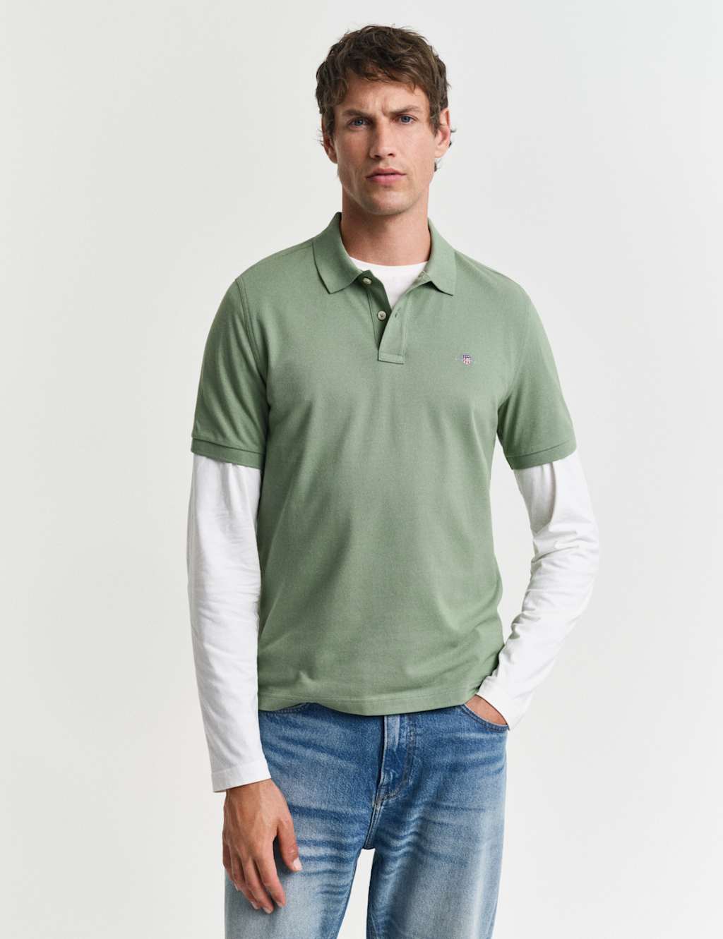 Pure Cotton Piqué Polo Shirt