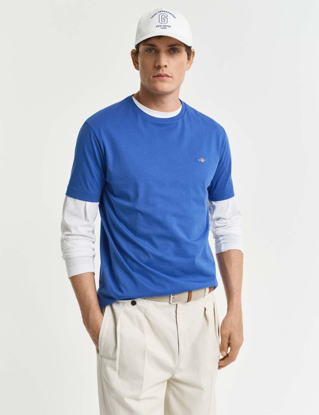 Pure Cotton Crew Neck T-Shirt