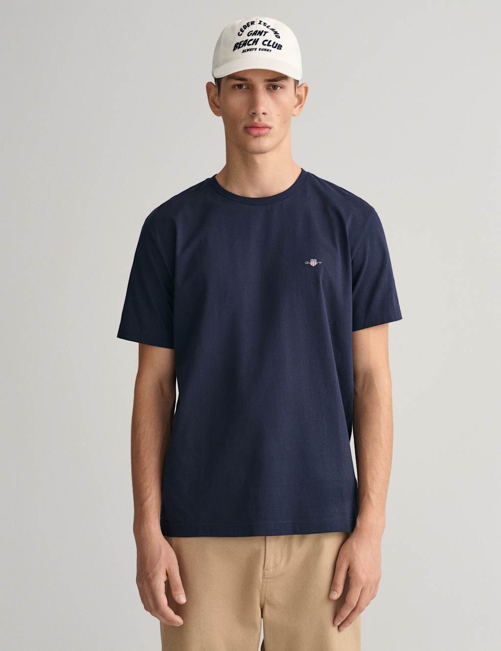 Pure Cotton Crew Neck T-Shirt