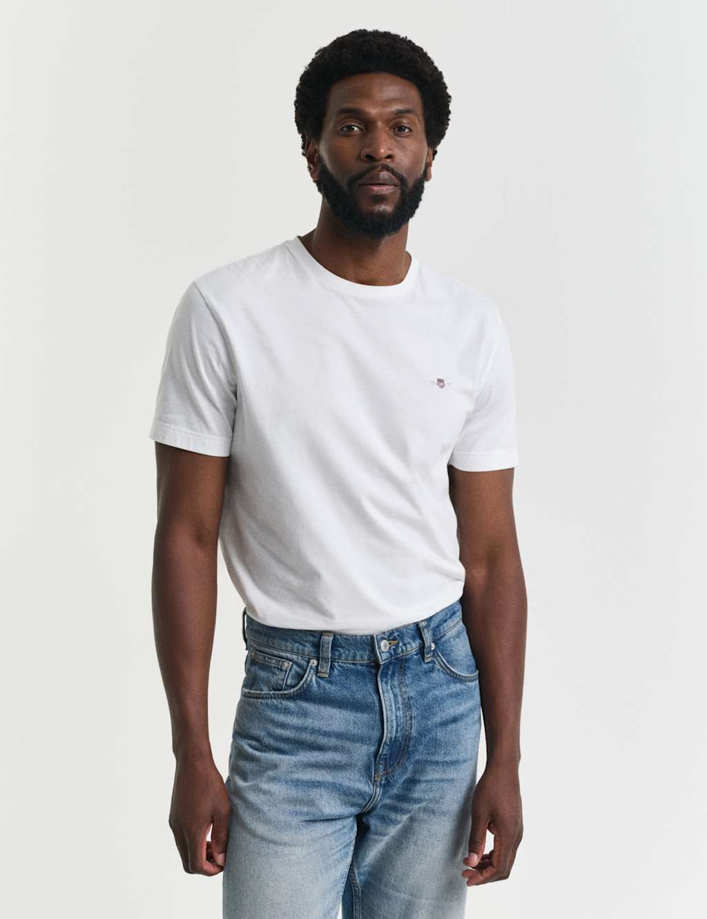 Pure Cotton Crew Neck T-Shirt