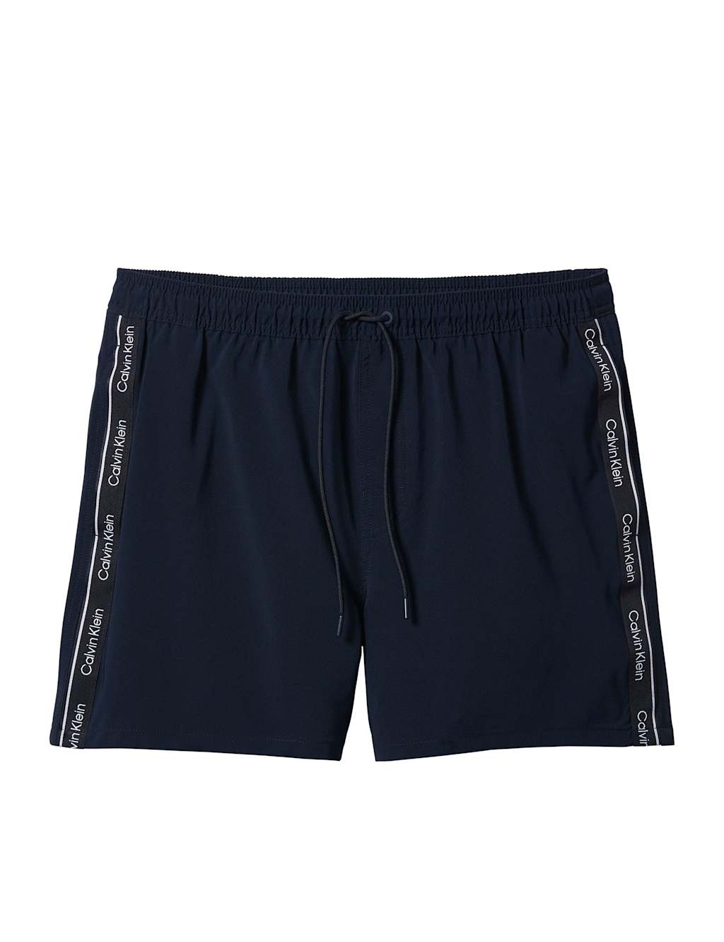 Calvin Klein Men's Logo Tape Swim Shorts - 4XL - Navy - Available at M&S