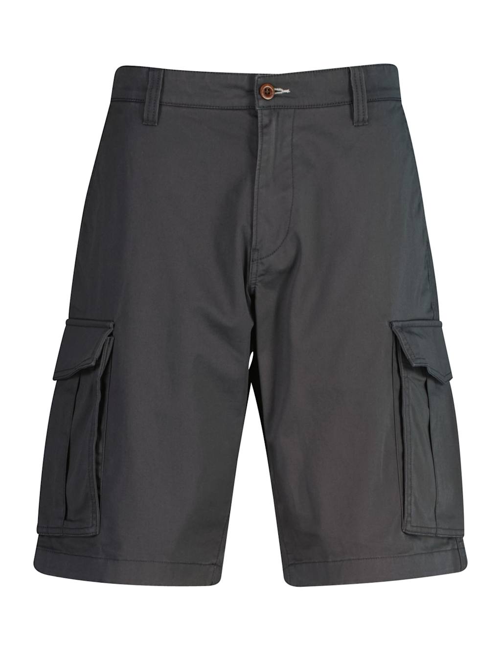Gant Men's Loose Fit Stretch Cargo Shorts - 34 - Dark Grey, Dark Grey