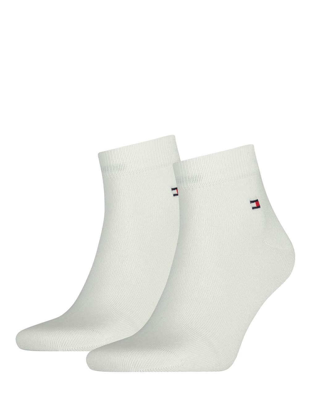 2pk Cotton Rich Quarter Socks
