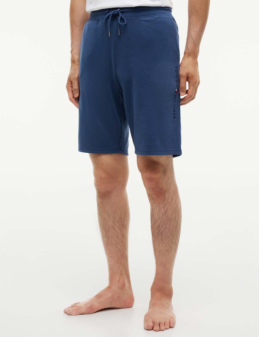 Tommy Hilfiger Men's The Original Loungetrack Cotton Blend Jersey Shorts - M - Blue - Available at M&S