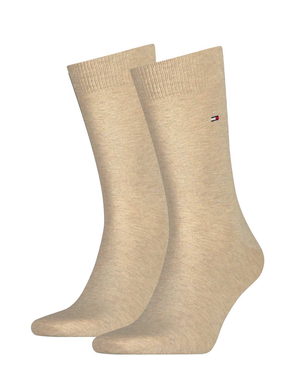 2pk Embroidered Logo Cotton Rich Socks