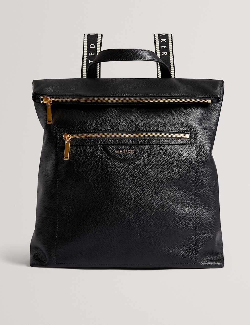 Ted Baker Leather Backpack Black