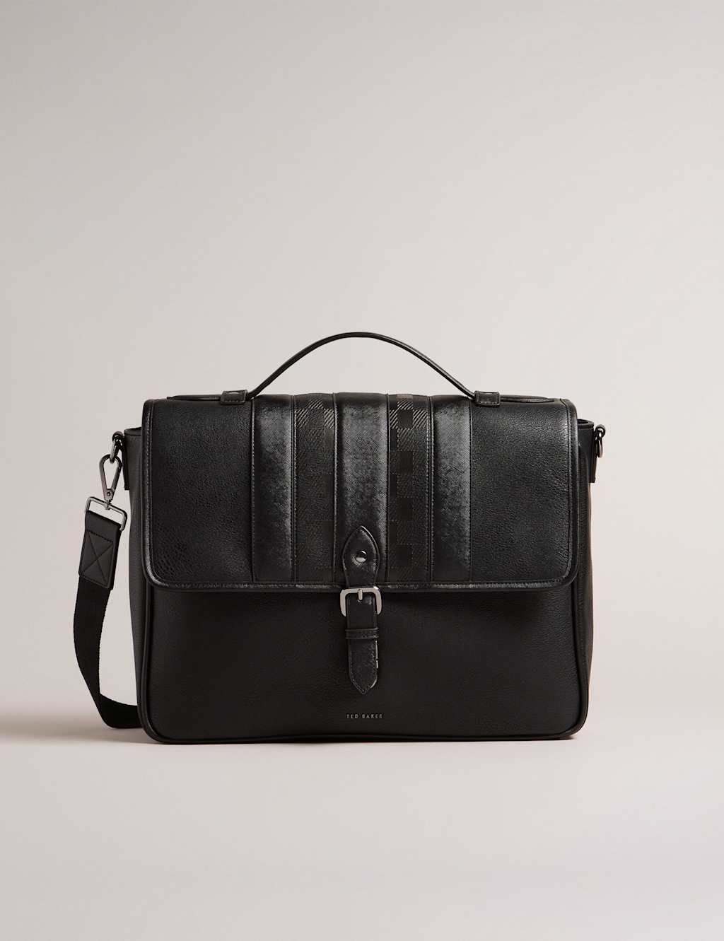 Ted Baker Men's Buckle Messenger Bag - Black - Available at M&S