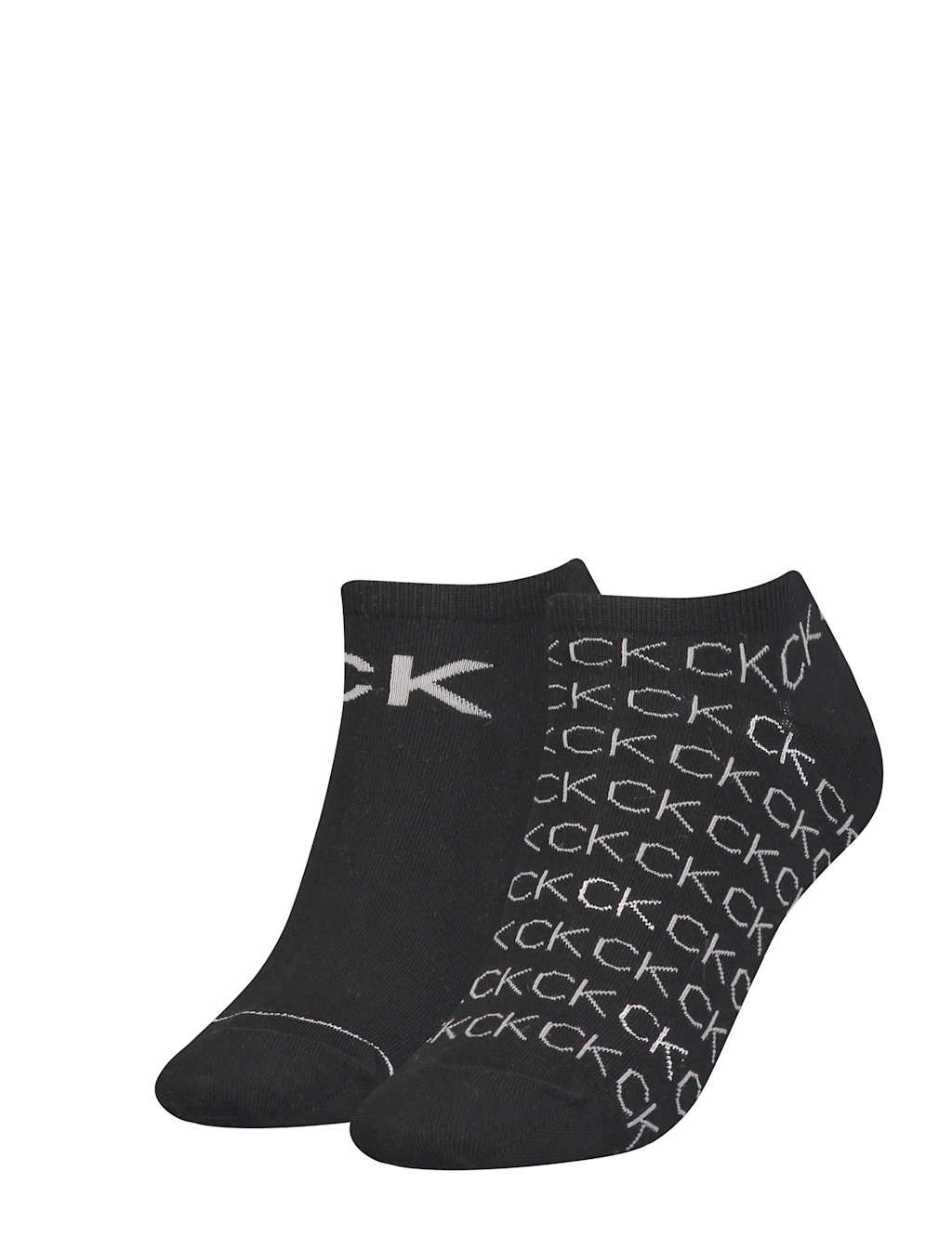 2pk Cotton Rich Logo Trainer Socks