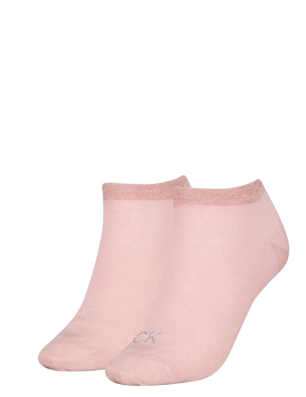2pk Cotton Blend Sparkle Logo Trainer Liners™