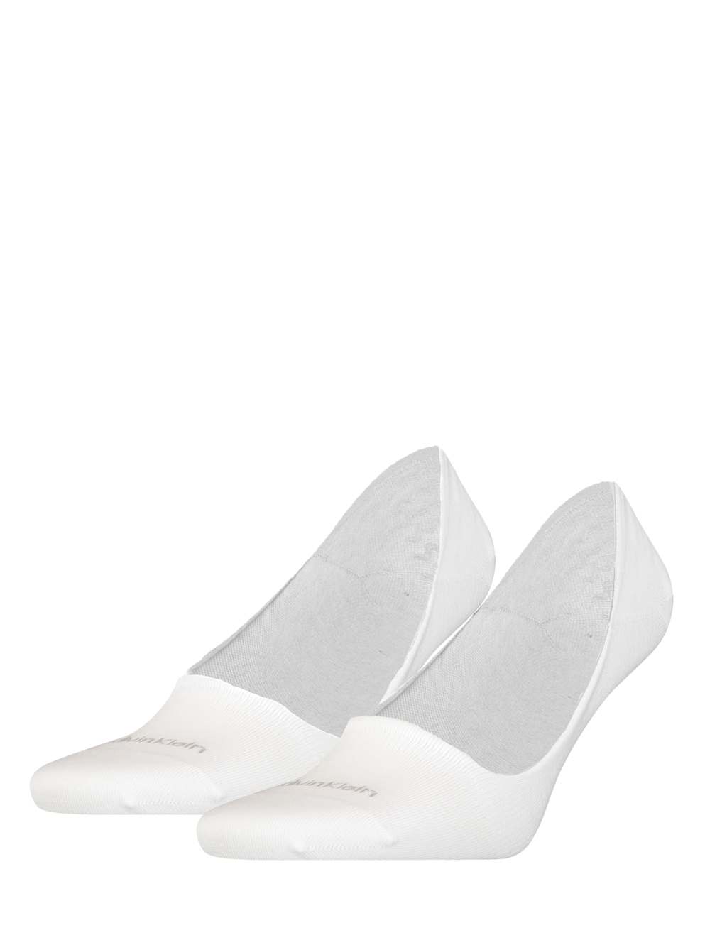 2pk Cotton Rich Invisible Trainer Socks