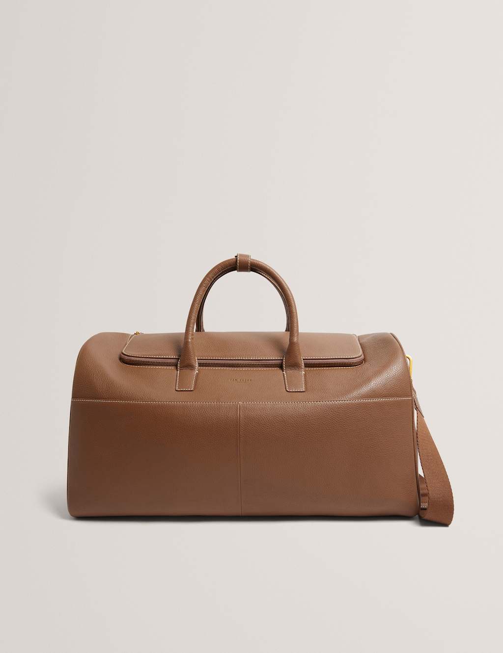 Ted Baker Men's Leather Pebble Grain Weekend Bag - Tan - Available at M&S