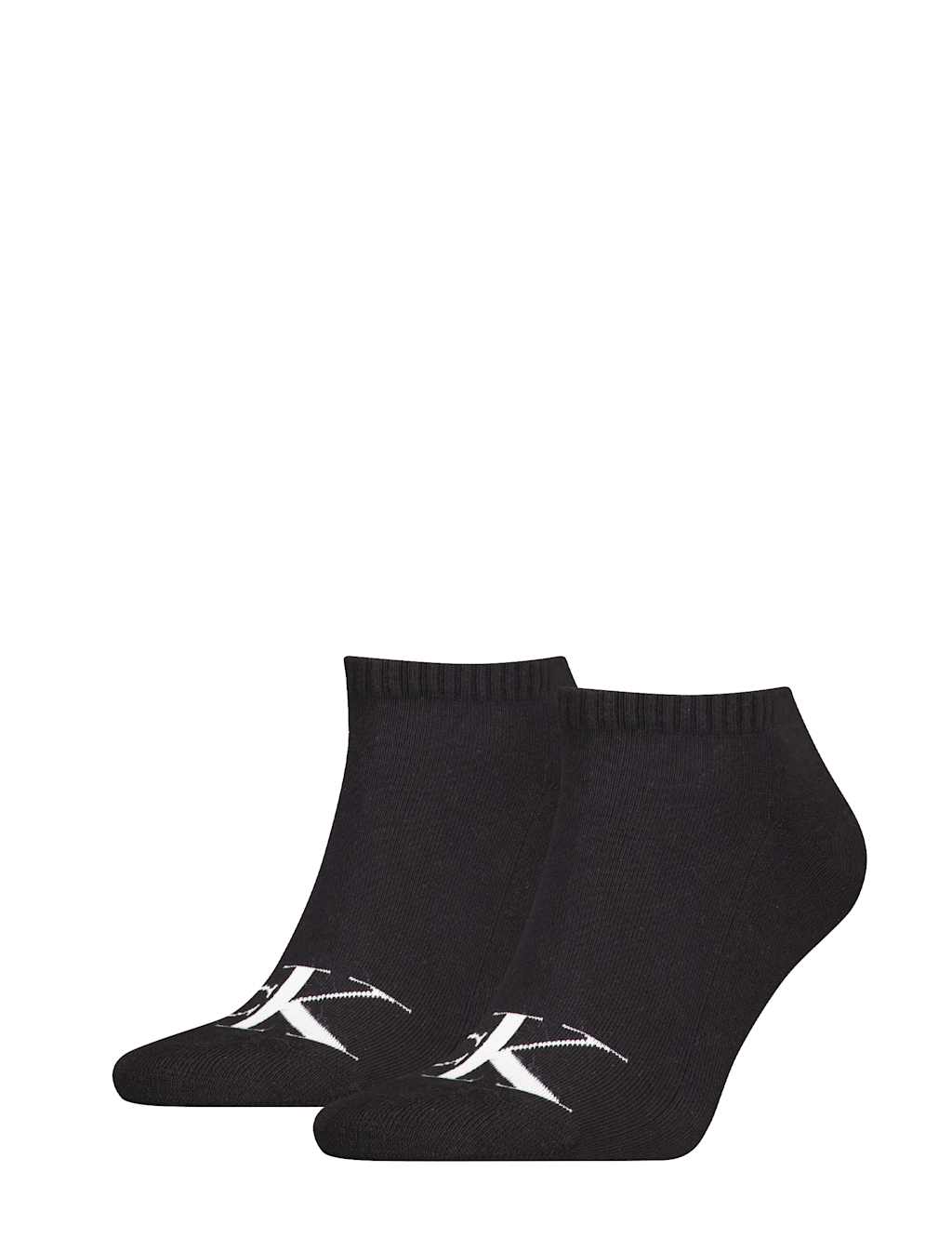 2pk Monogram Cotton Rich Trainer Socks