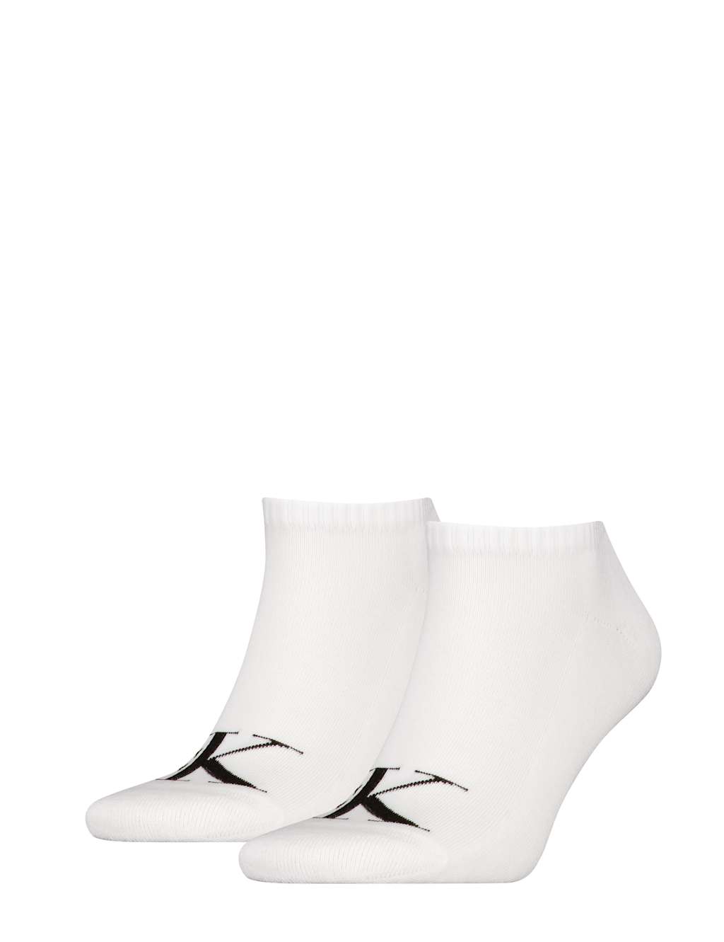 2pk Monogram Cotton Rich Trainer Socks