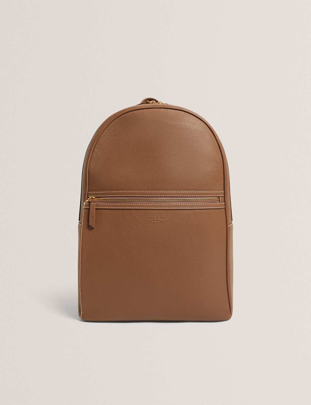 Ted Baker Men's Leather Pebble Grain Backpack - Tan - Available at M&S