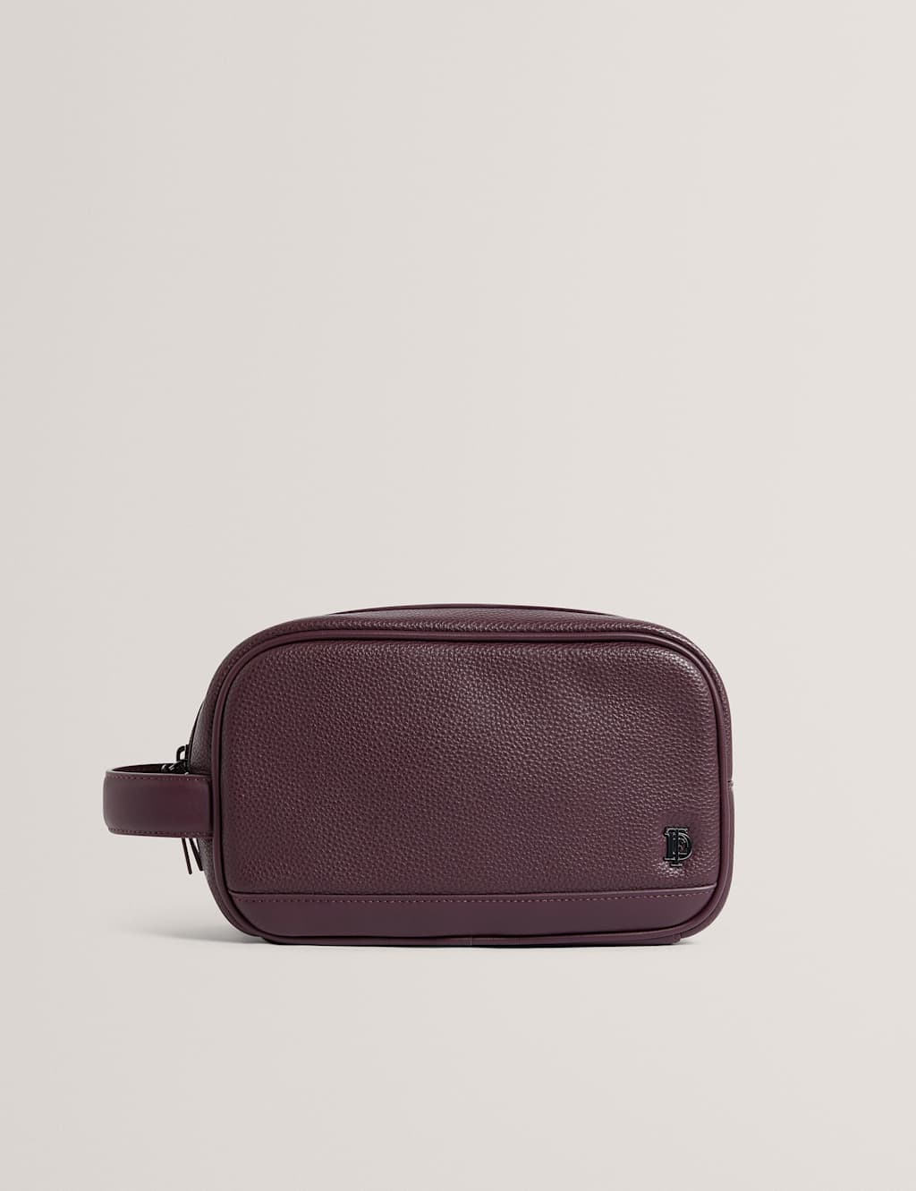 Ted Baker Men's Textured Washbag - Burgundy - Available at M&S