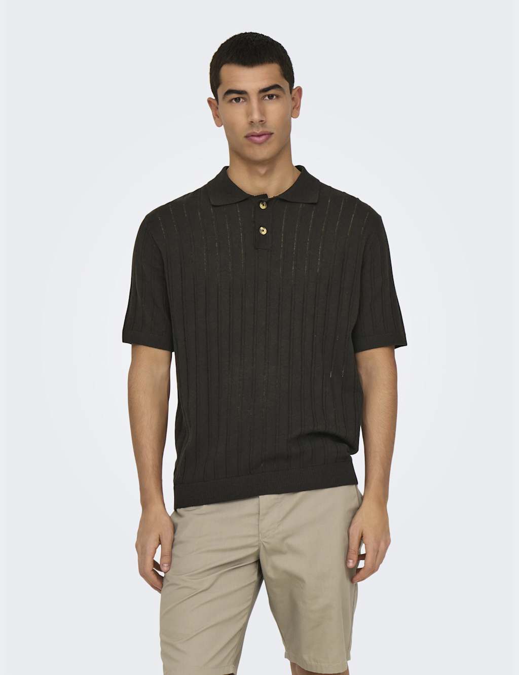 Cotton Rich Knitted Polo Shirt
