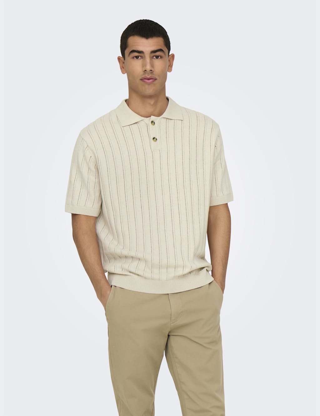 Cotton Rich Knitted Polo Shirt