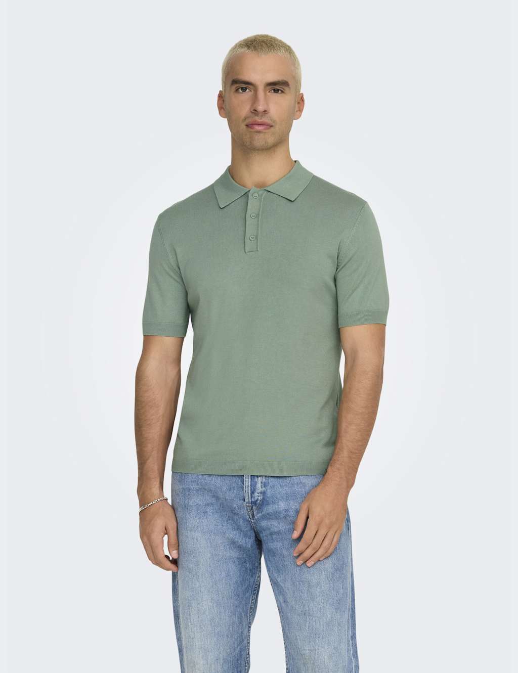 Knitted Polo Shirt