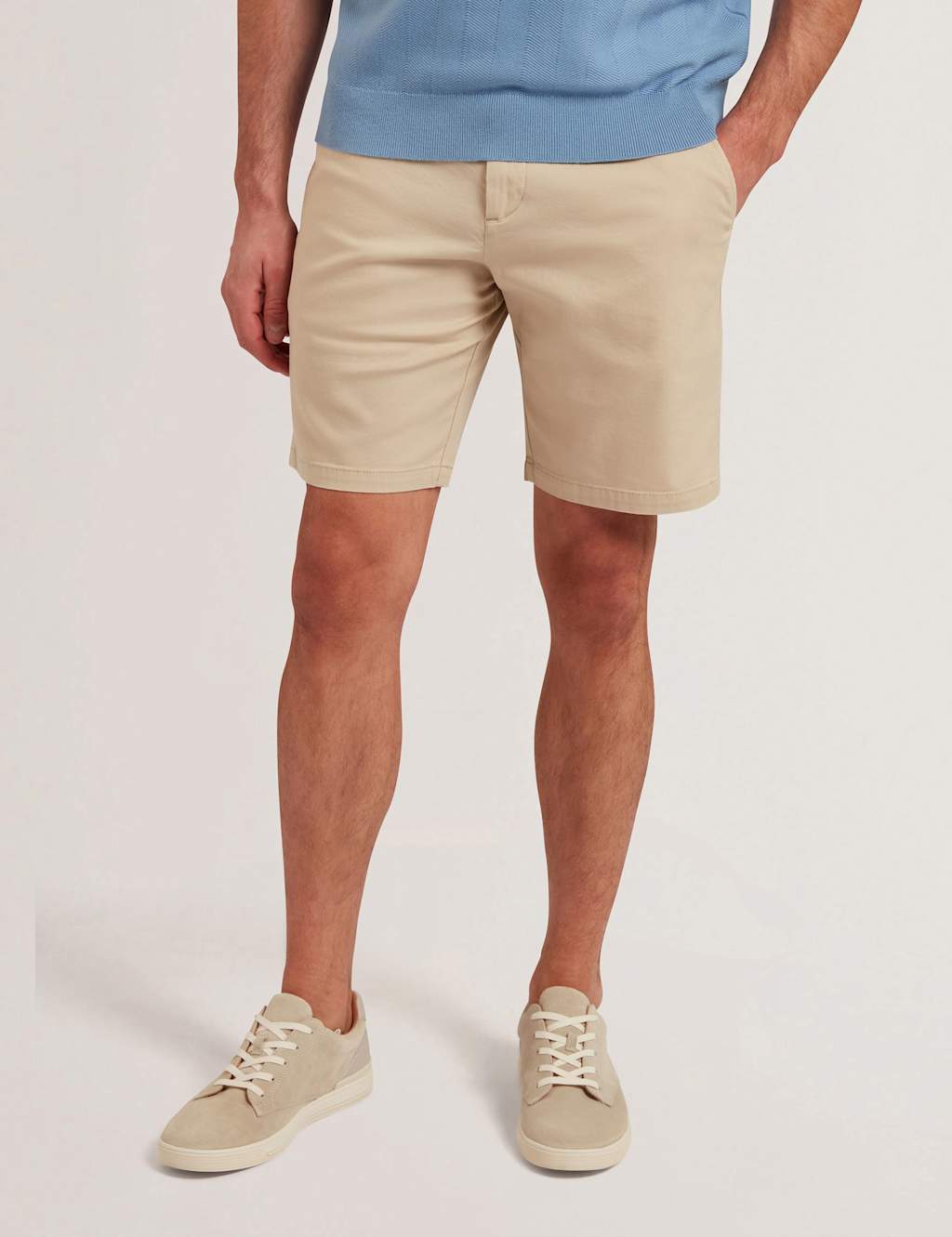 Ted Baker Regular Fit Chino Shorts Stone