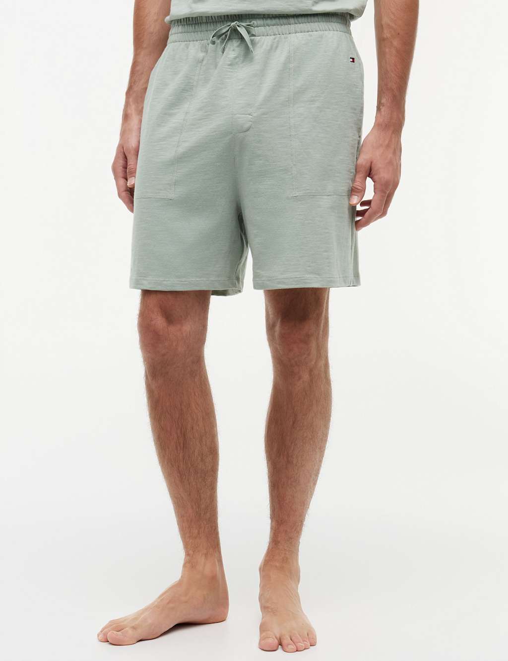 Tommy Hilfiger Men's Everyday Essentials Jersey Pyjama Shorts - L - Grey - Available at M&S