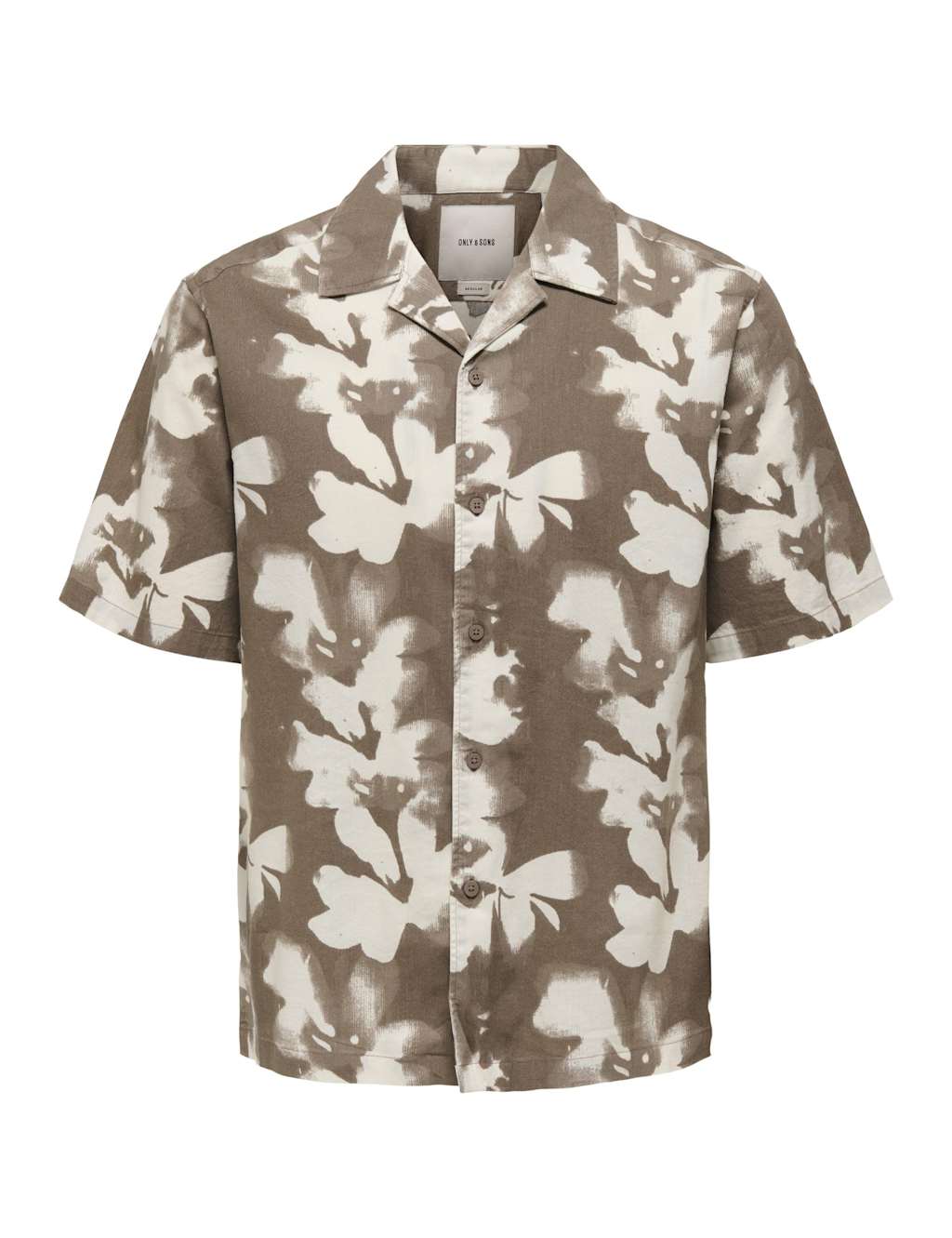 Regular Fit Cotton Rich Floral Shirt