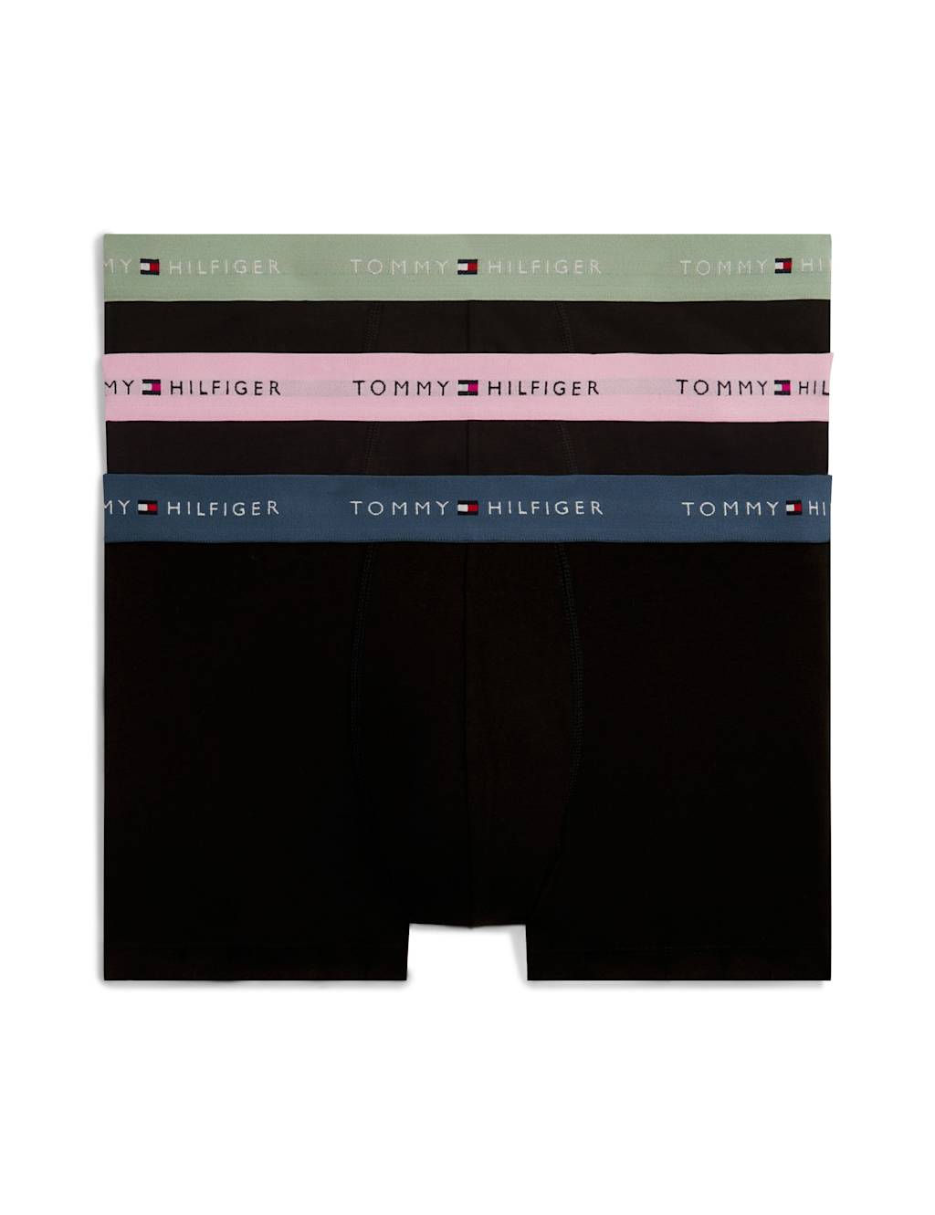 Tommy Hilfiger Men's 3 Pack Signature Cotton Rich Trunks - XL - Multi - Available at M&S