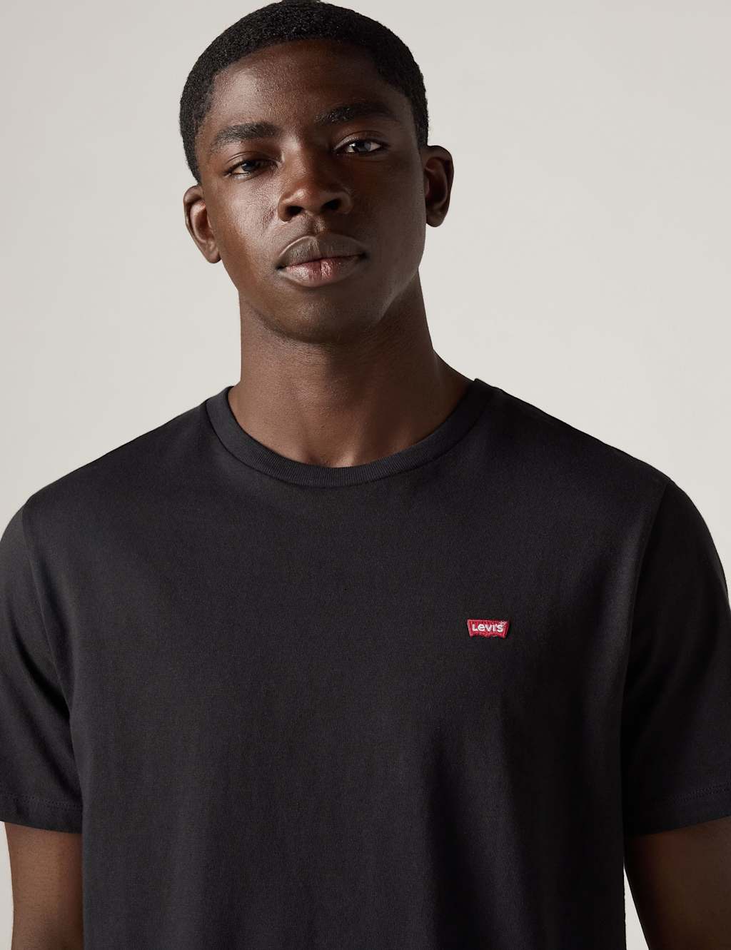 Levi's Men's Original Housemark Pure Cotton Jersey T-Shirt - L - Black - Available at M&S