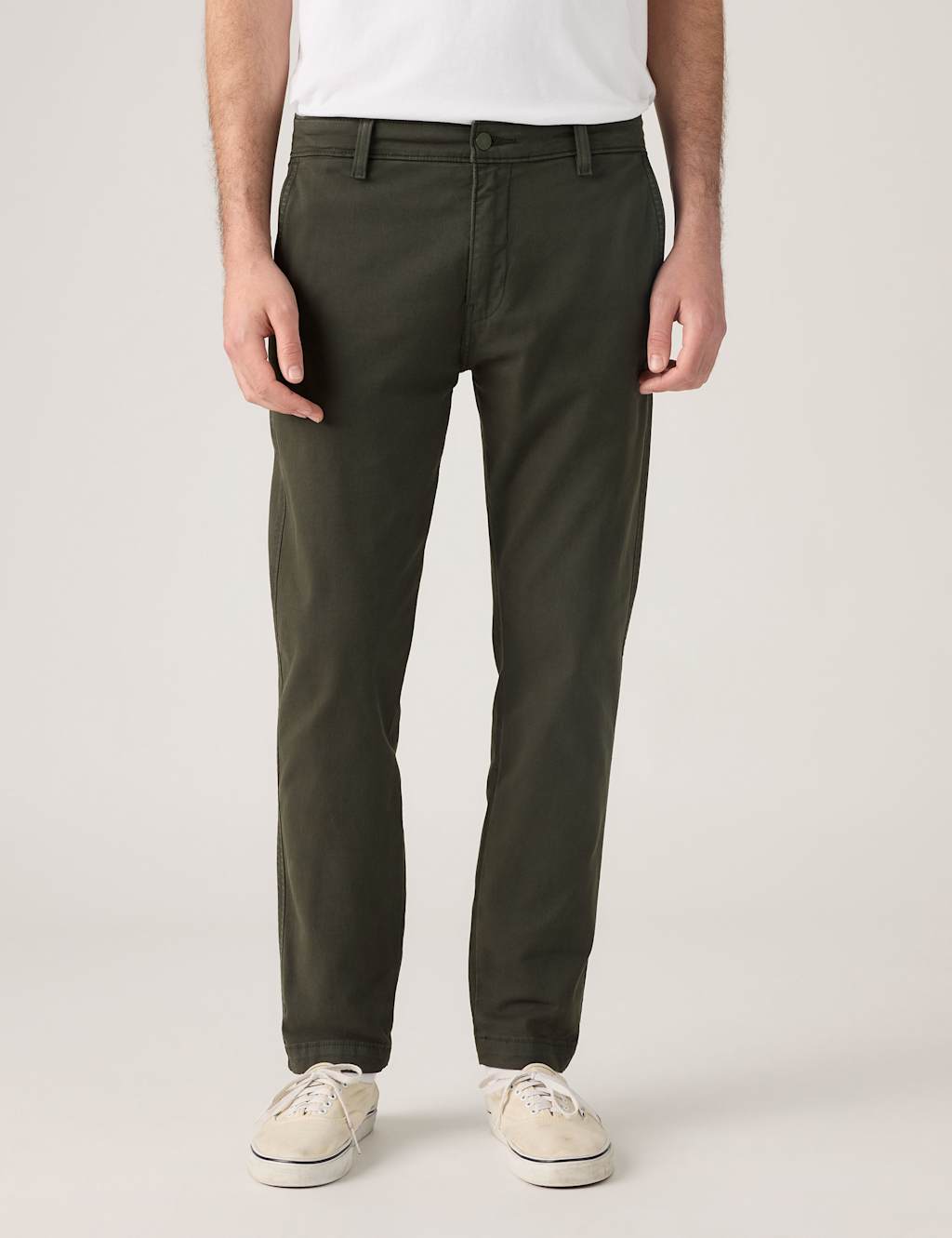 Levi's Men's XX Chino Standard Taper Trousers - 34 - Dark Khaki - Available at M&S