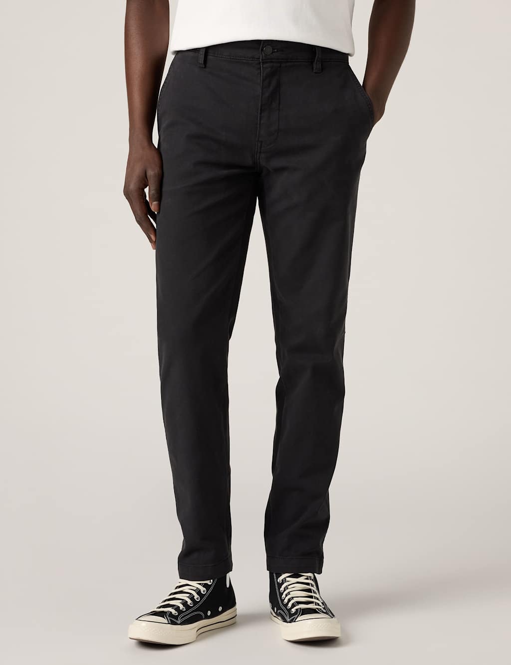 Levi's Men's XX Chino Standard Taper Trousers - 30/30in - Black - Available at M&S