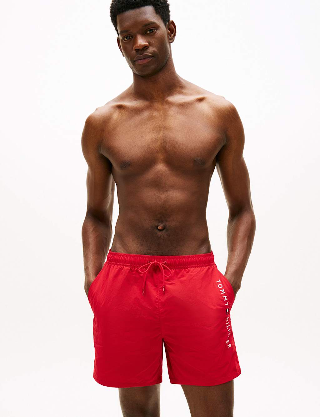 Tommy Hilfiger Men's Swim Shorts - 2XL - Red - Available at M&S