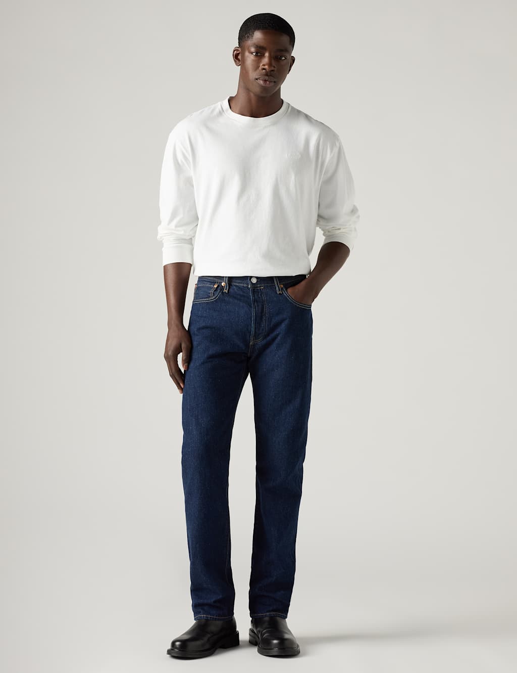 Levi's Men's 501 Straight Fit Jeans - 32/30in - Dark Blue - Available at M&S