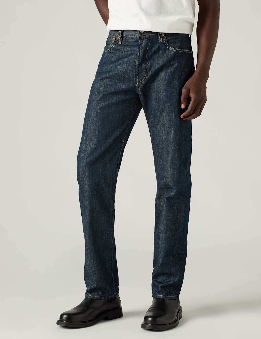 Levi's Men's 501 Straight Fit Jeans - 38/30in - Dark Indigo - Available at M&S