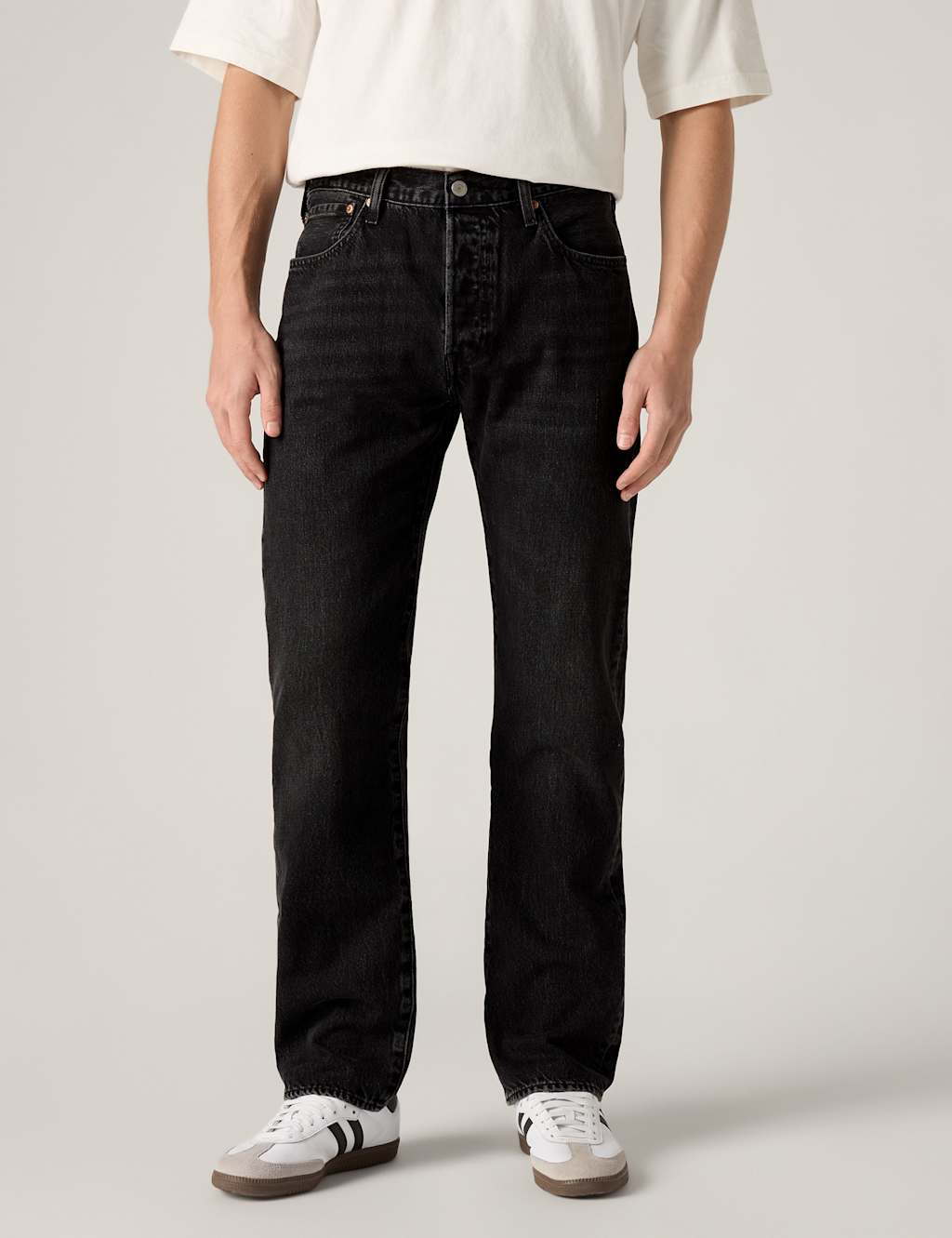 Levi's Men's 501 Straight Fit Jeans - 34/32in - Black - Available at M&S