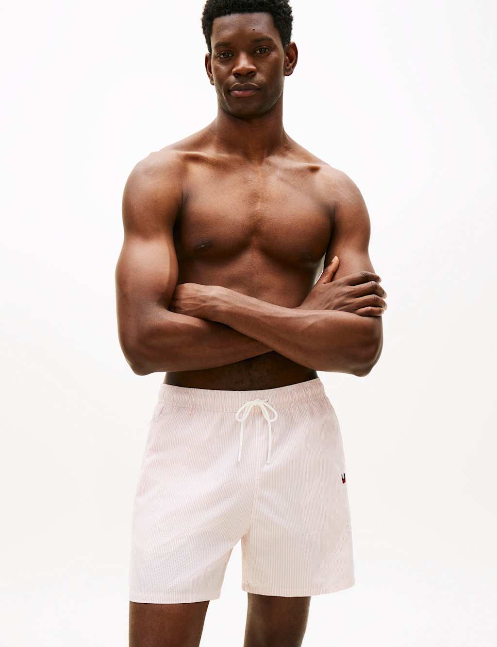 Tommy Hilfiger Men's Original Swim Shorts - M - Pink - Available at M&S
