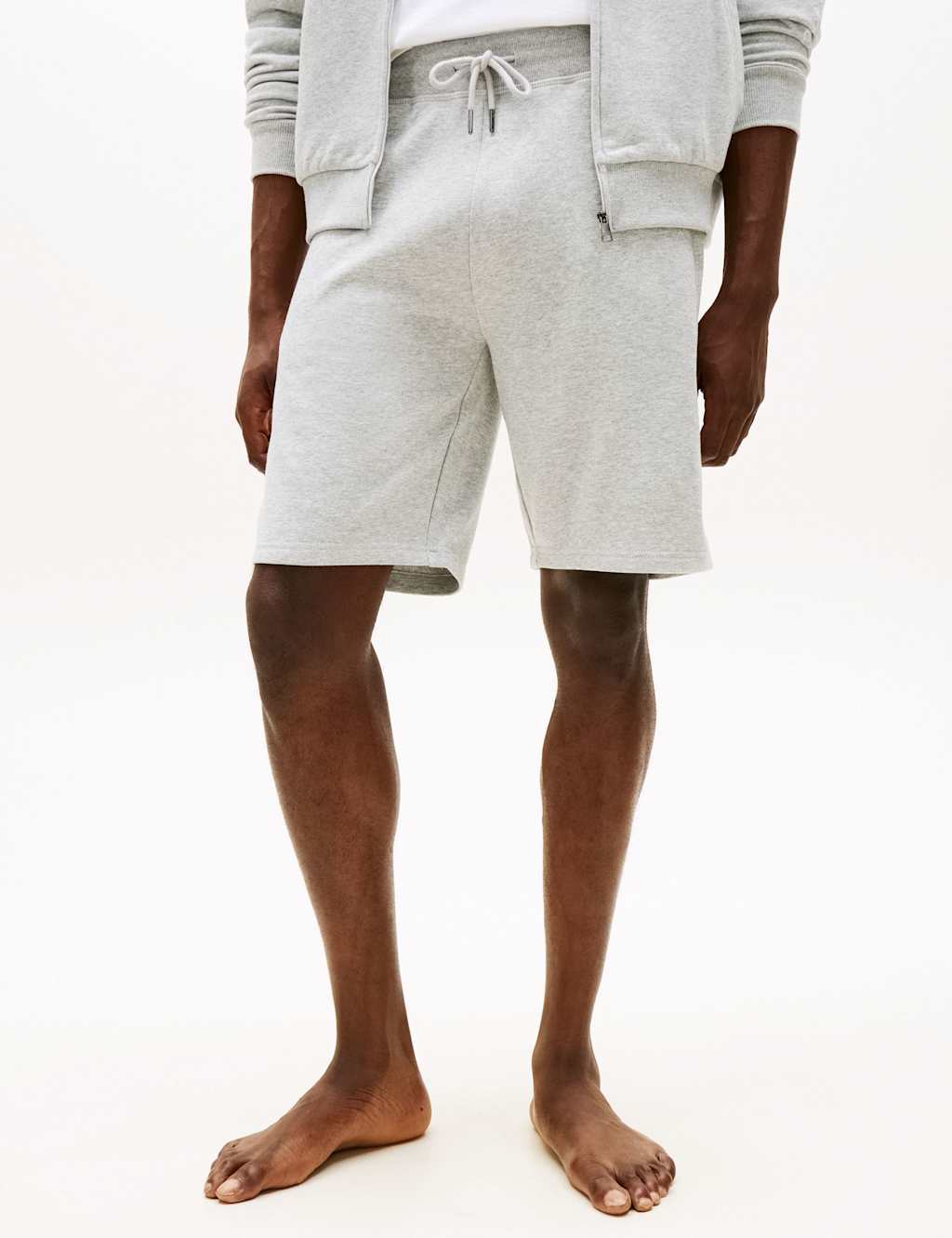 Tommy Hilfiger Men's Original Cotton Blend Loungewear Shorts - L - Grey - Available at M&S