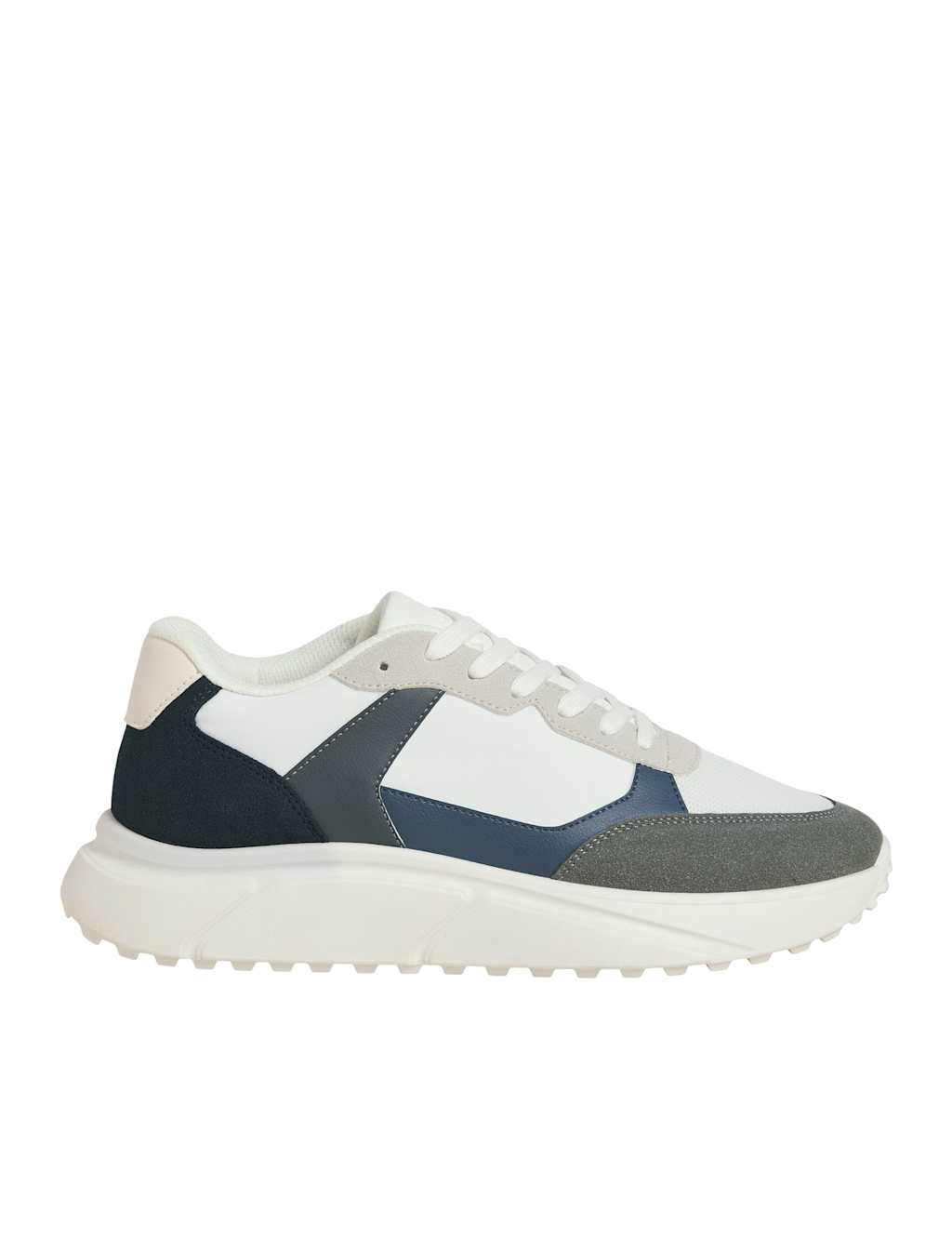 Jack & Jones Men's Lace Up Trainers - 9 - Multi - Available at M&S