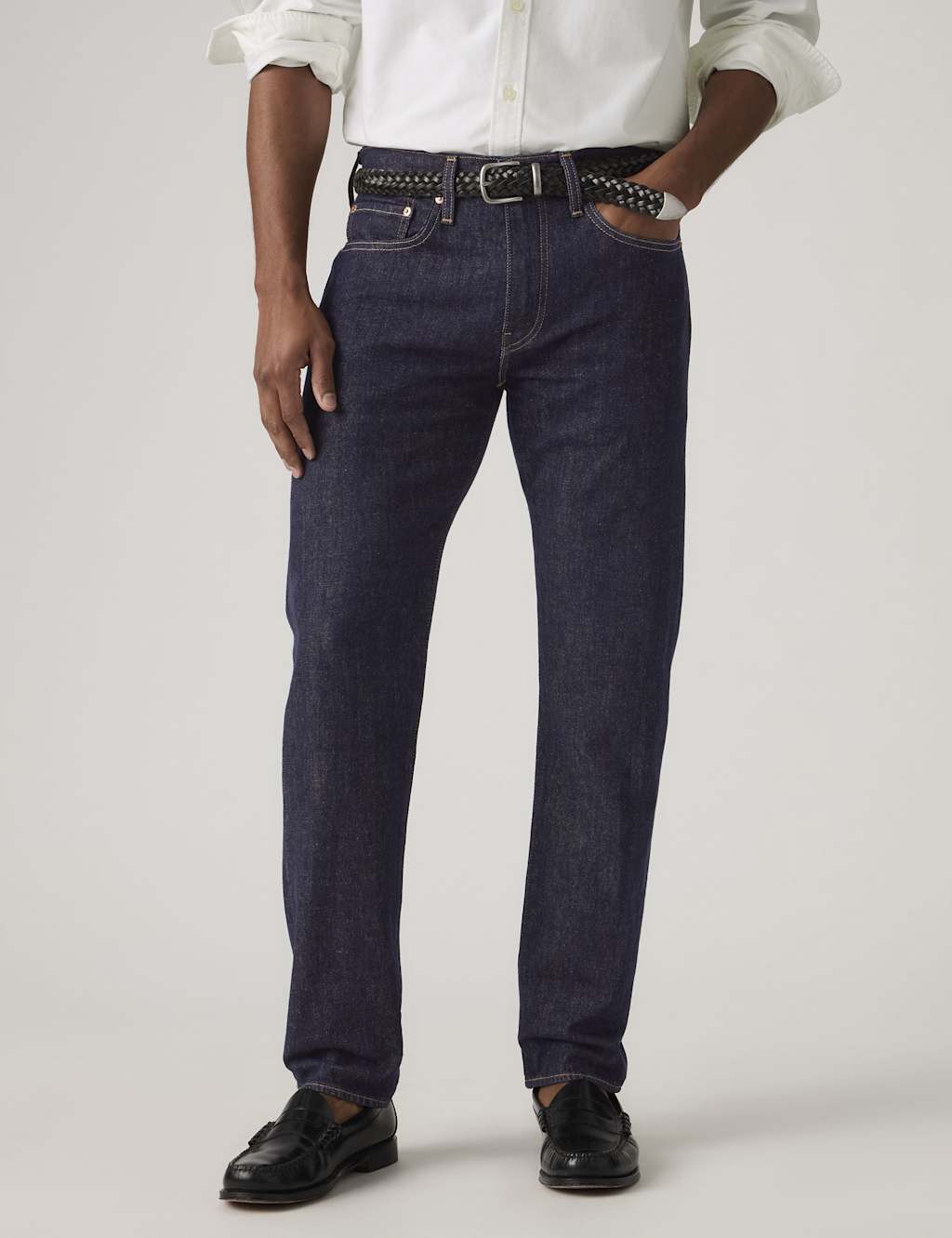 Levi's Men's 502 Tapered Jeans - 32 - Dark Indigo - Available at M&S