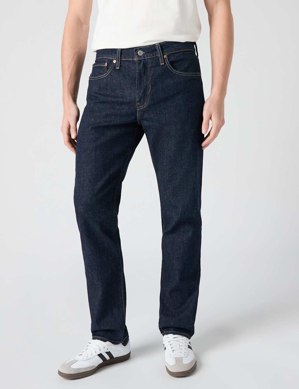 Levi's Men's 502 Tapered Jeans - 36/34in - Dark Blue Denim - Available at M&S