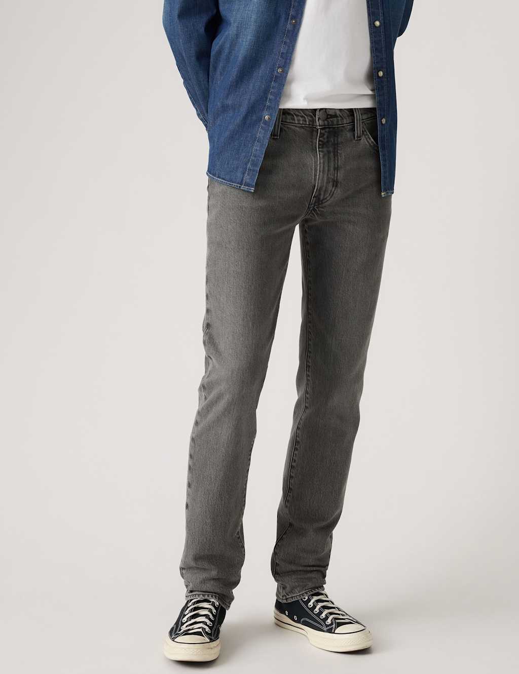 Levi's Men's 511 Slim Fit 5 Pocket Jeans - 32/30in - Grey - Available at M&S