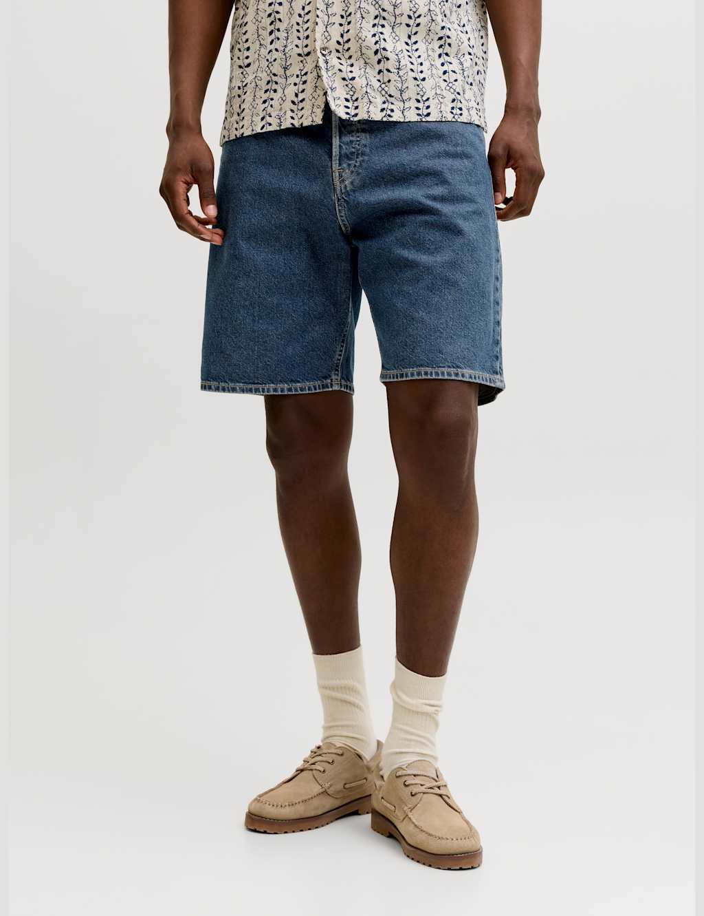 Jack & Jones Men's Denim Shorts - S - Dark Navy - Available at M&S