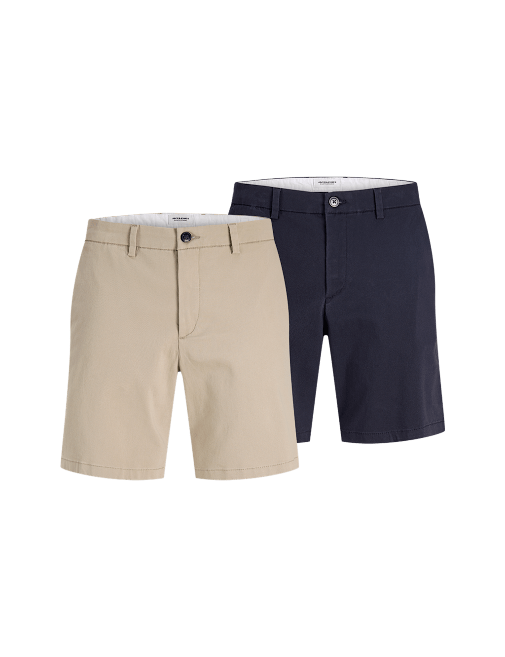 Jack & Jones Men's 2 Pack Cotton Rich Chino Shorts - S - Multi - Available at M&S