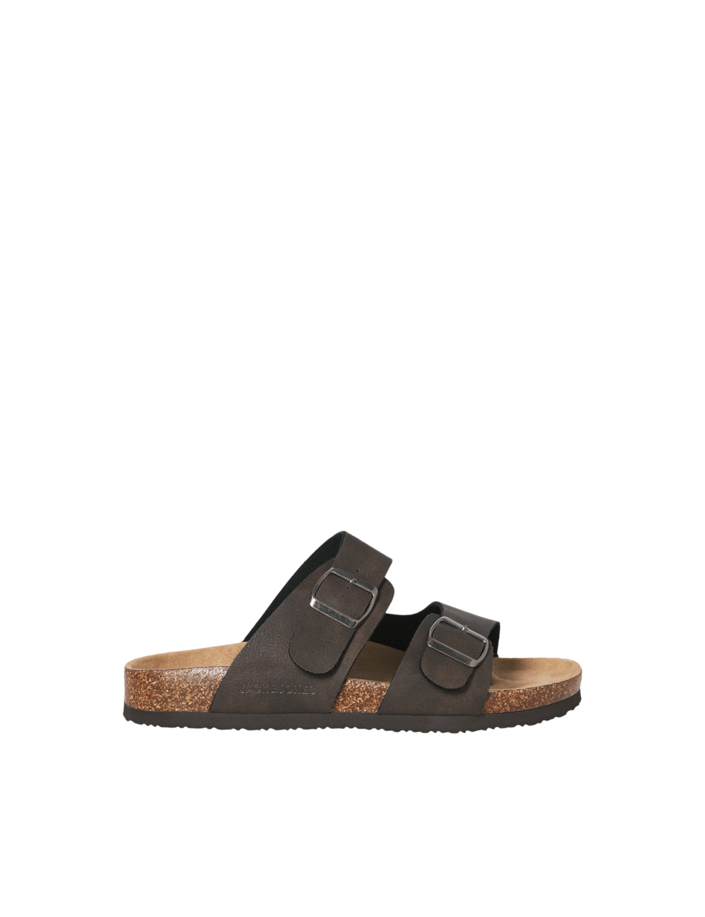 Jack & Jones Men's Faux Suede Two Strap Sandals - 9 - Brown - Available at M&S